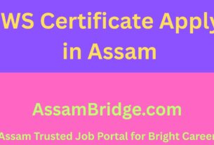 EWS Certificate Apply Assam